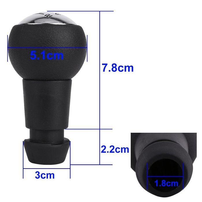 топка + маншон за скоростен лост к2 ma030, peugeot 207 , 307 , 307 ...