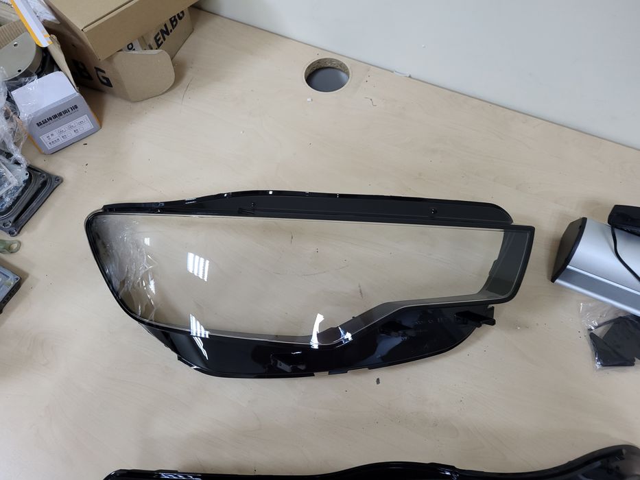 Дясно стъкло за фар Audi A6 C7 преди фейслифт dqsno styklo far farovе