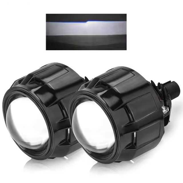 Set 2 Lupe BILED Bi LED 2.5 Inch Faza Scurta Lunga 100W/set, 20.000LM