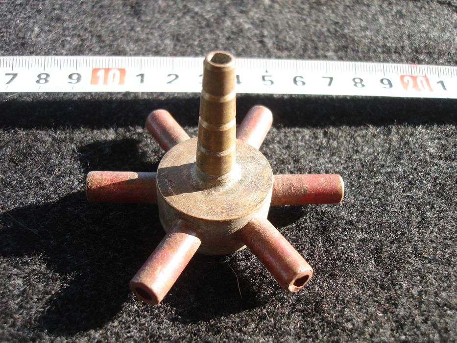 шестторен газов разпределител  за газови котлони