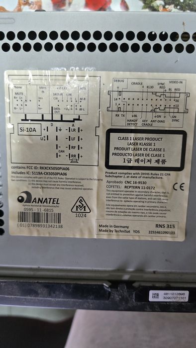 RNS 315 Passat b6 b7 cc golf touran caddy cu modul bluetooth