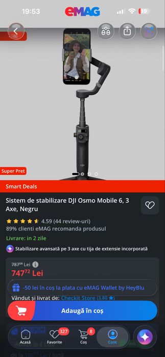 Stabilizator DJI Osmo Mobile 6