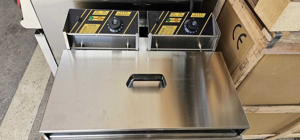 REDUCERE Friteuza cu robineti capacitate 14l+14l TRANSPORT GRATUIT