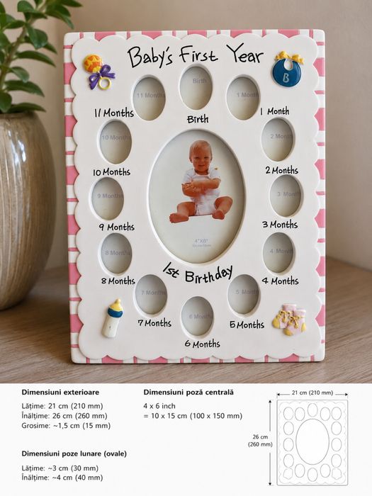 Rama mare ceramica - Primul an de viata