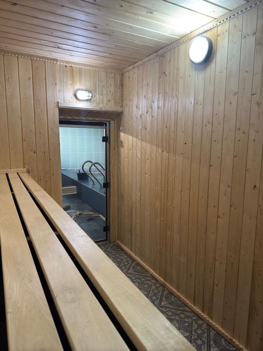 Сауна с бассейном