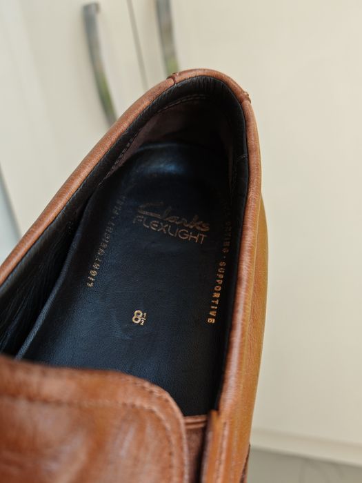 Mocasini Clarks, Piele Maro,  42.5