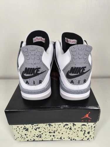 Sneakers Jordan4 White Cement cu eticheta (nu Nike, Gucci, Adidas, Balenciaga)