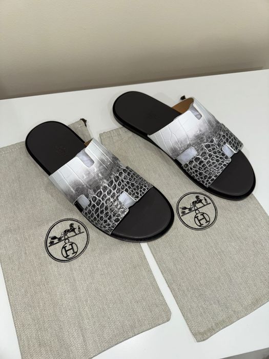 Papuci Hermes piele 44