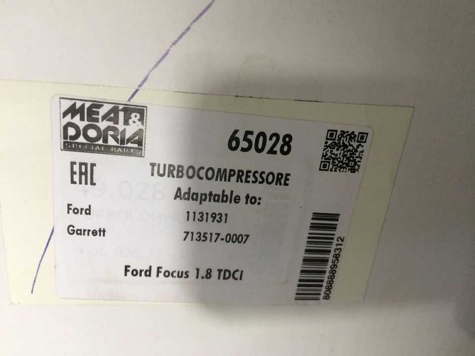 Turbo Ford Focus 1.8 TDCI