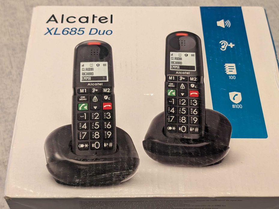 ALCATEL XL685 Voice Duo - Telefon fix wireless DECT Senior XL