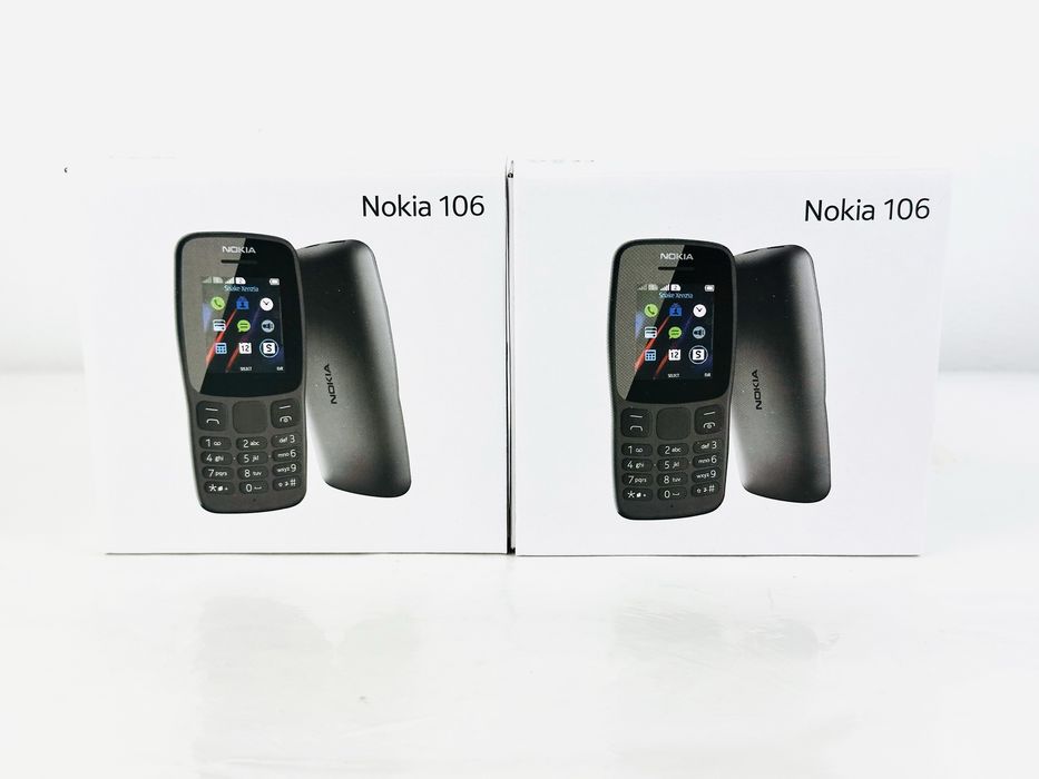 НОВ!Nokia 106 Dual 2018 Black 24м. Гаранция!
