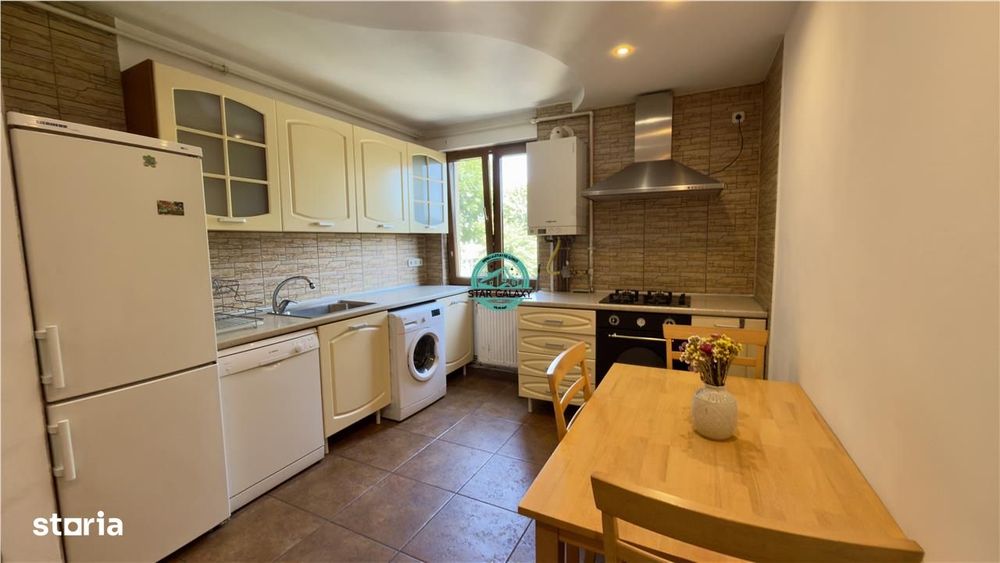 Inchiriez apartament cu 3 camere modern Utilat la 7 minute de centru