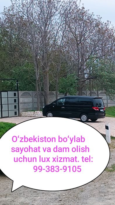 Dam olish va sayohat uchun transport xizmati