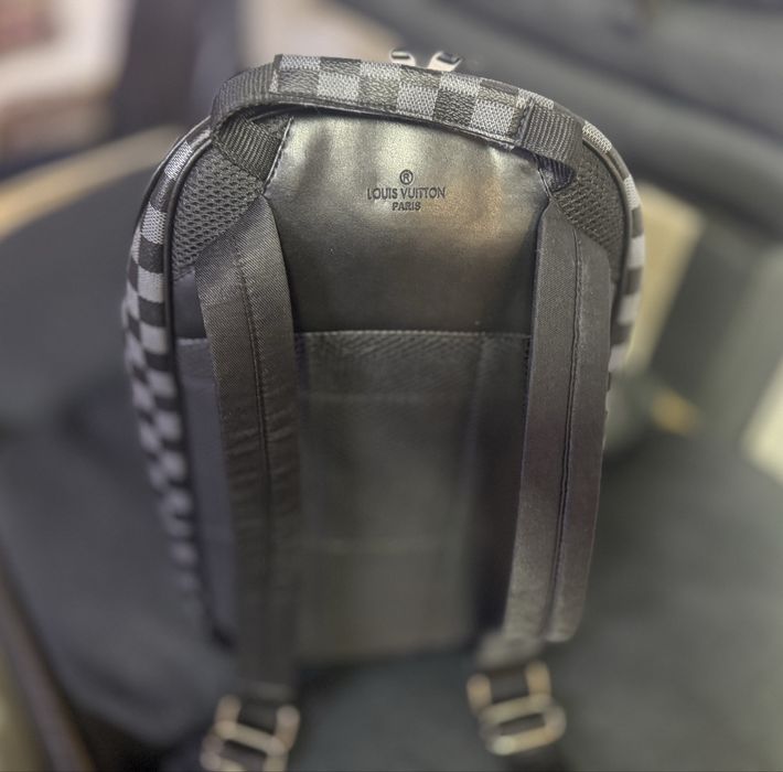 Louis Vuitton Michael Backpack Damier Graphite Black