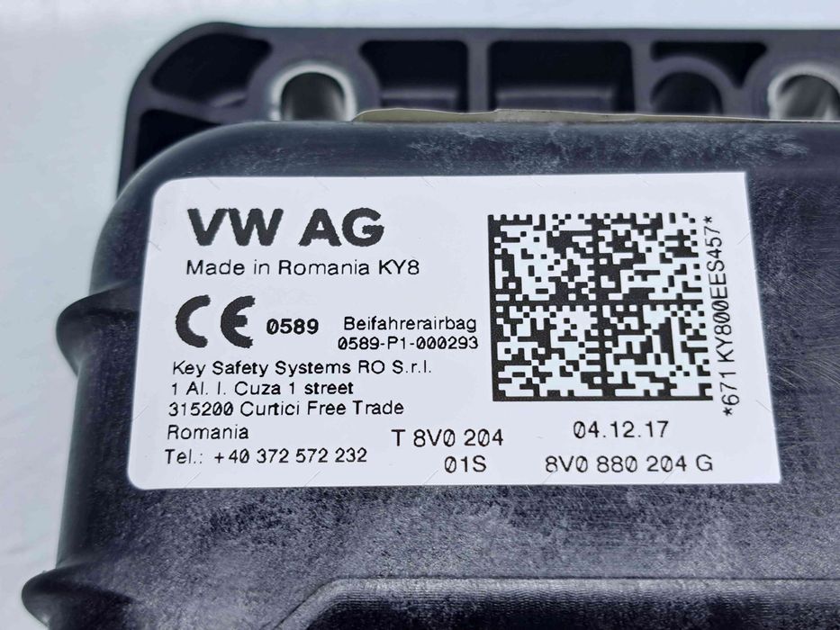 Airbag pasager Skoda Octavia 3 (5E3) Facelift [Fabr 2012-2020] 8V0880