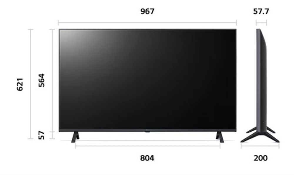 Телевизор LG LED 43UR78006LK UHD SMART