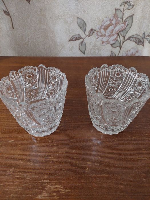 Конфетница хрустальная