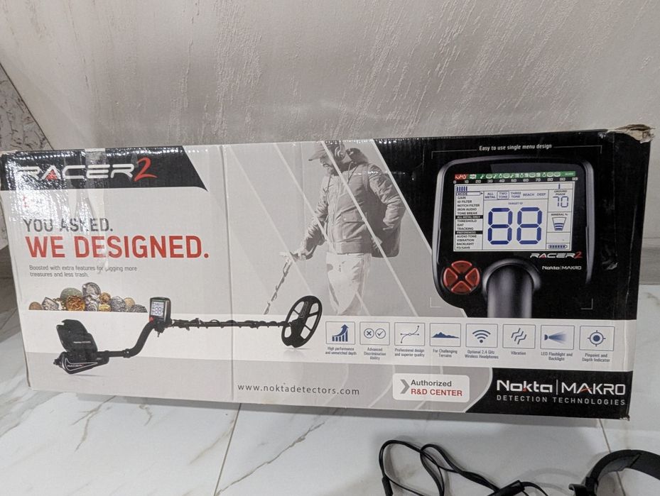 Металотърсач Makro Racer 2 - 14Khz  със две сонди