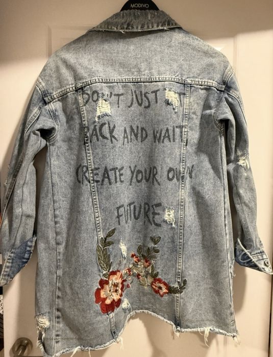 Дънково яке дълго