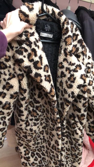 Палто анимал принт