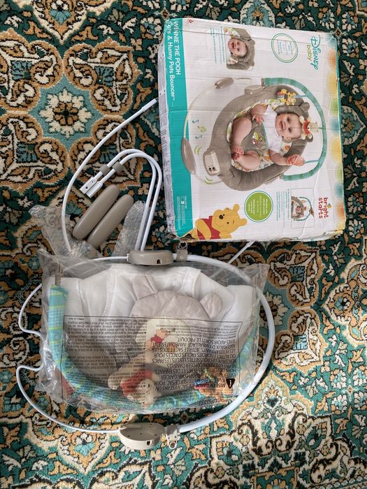 Шезлонг  баунсер Английский