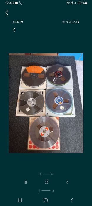 Benzi magnetofon 18cm BASF agfa philips