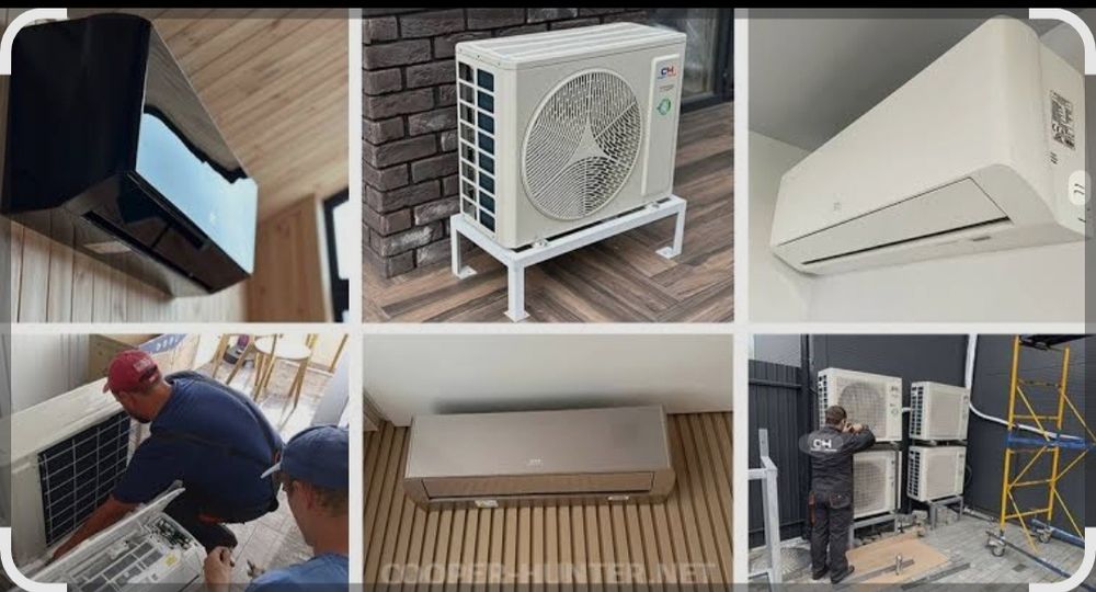 Установка кондиционеров (299.000) с гарантией