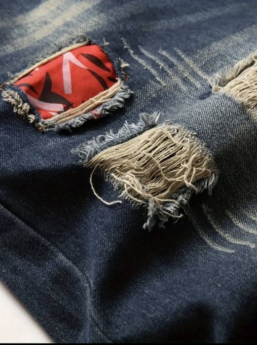 Мъжки къси дънкови панталони 5Xl