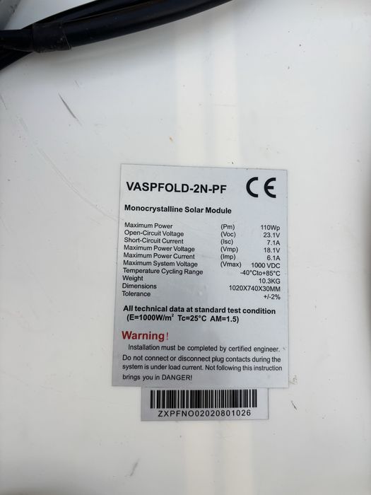 Kit panou solar portabil