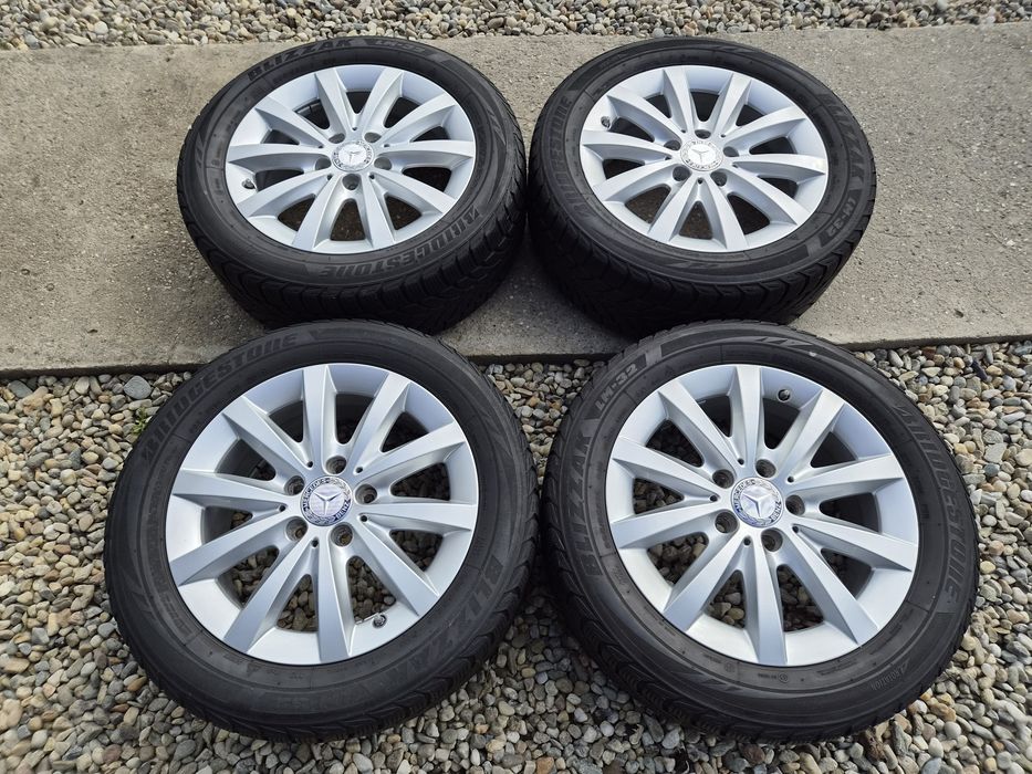 Roti/Jante Mercedes A B Class W246 W242 anvelope iarna 205 55 16