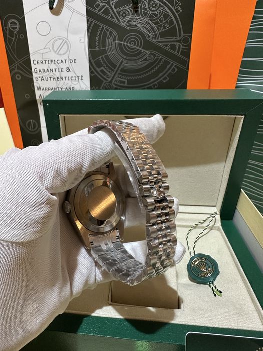 Ceas Rolex Datejust Silver/Cadran Maro