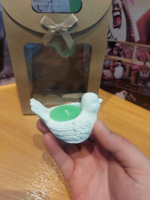 Птичка  подсвечеик подарки на свадьбу