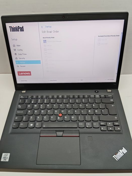 Laptop Lenovo T14s gen 1,i5-gen10,16gb RAM ,ssd 256 GB