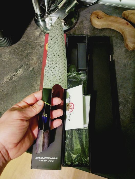 Готварски нож от японска стомана 67 слоя