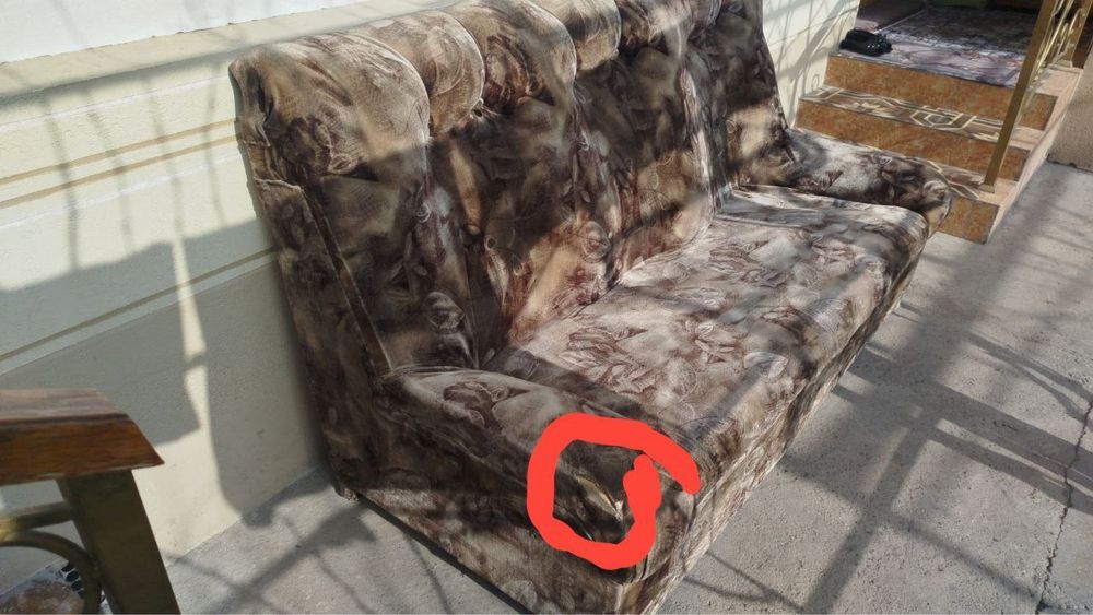 Юмшок мебель битта креслоси хам бор холати урта (САМОВЫВОЗ)