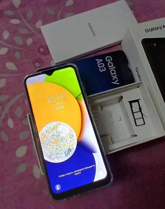 Samsung galaxy A03, 4/64гб