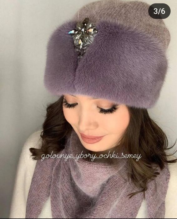 Продам шапку с шарфиком