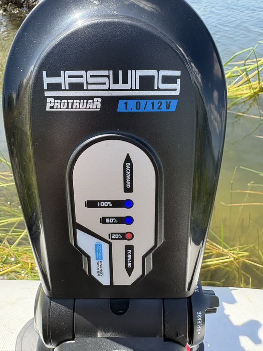 Продавам надуваема лодка Омега 250 и ел.двигател HASWING PROTUAR 1.0