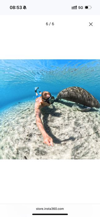 Set carcasa subacvatica pentru Insta360 X5 - nou, nefolosit