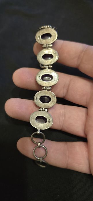 Brățară argint ametist