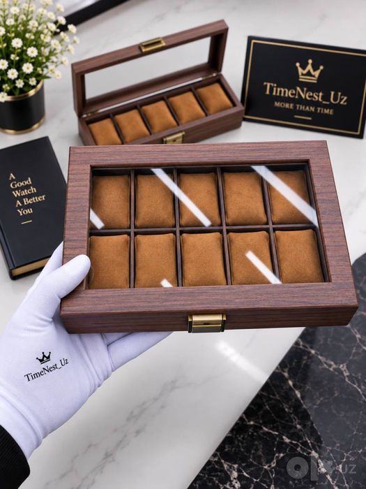 Soatlaringiz uchun premium uy - Watch Box