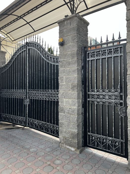 Покраска ворот