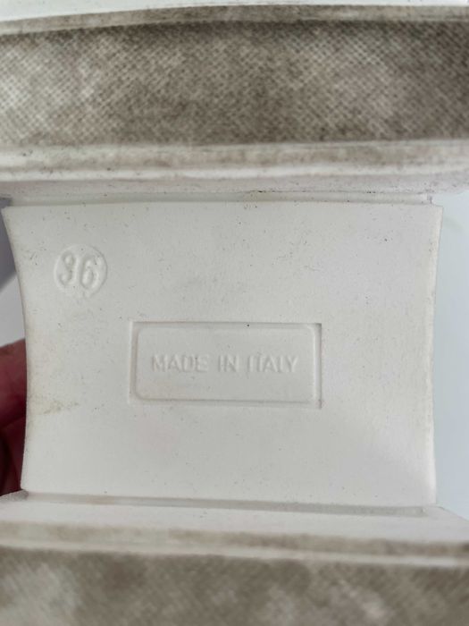 Италиански светло сини дамски обувки