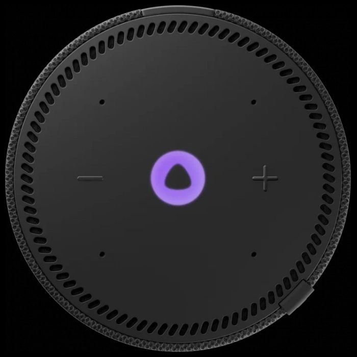 Умная колонка Яндекс Станция Мини 2 с часами с Алисой 10Вт, черный Они