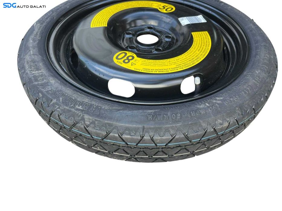 Roata Janta Rezerva Slim T 125 70 18 R18 Skoda Octavia 3 2013 - 2021 Cod 1K0601027AP [B4210]