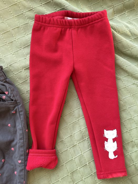 Лот ватирани панталони за 3 г момиче