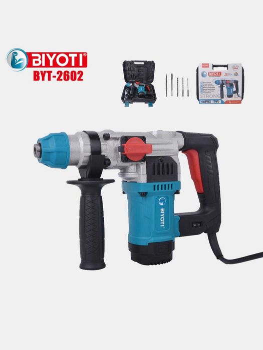 Перфоратор Biyoti BYT-2602, 26 мм,  4.8 Дж, 1150 Вт, SDS Plus