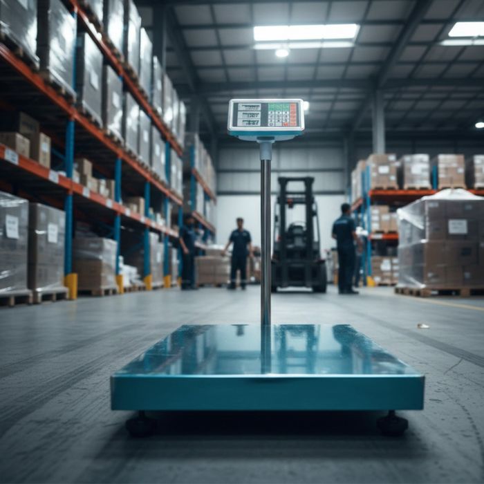 Електронен кантар с платформа до 1000 кг