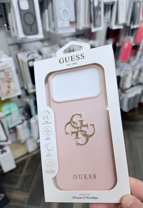 Iphone 17 pro max Оргинални Калъфи на Guess