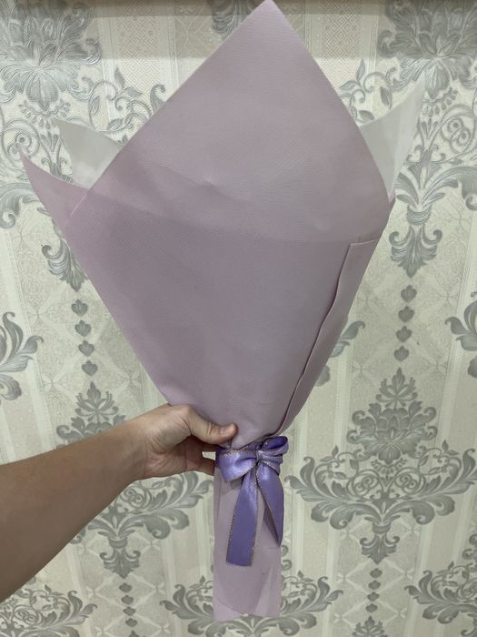 Букет из атласных роз(32шт)